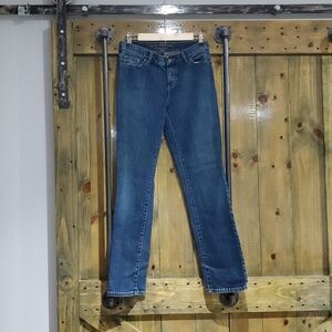 LAUREN RALPH LAUREN BLUE DENIM JEANS SIZE 4 STRETCH